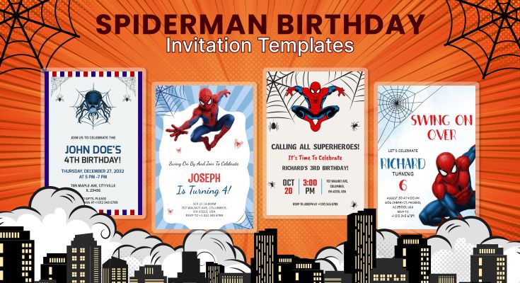 15+ Spiderman Birthday Invitation Templates - Design Ideas & Trends