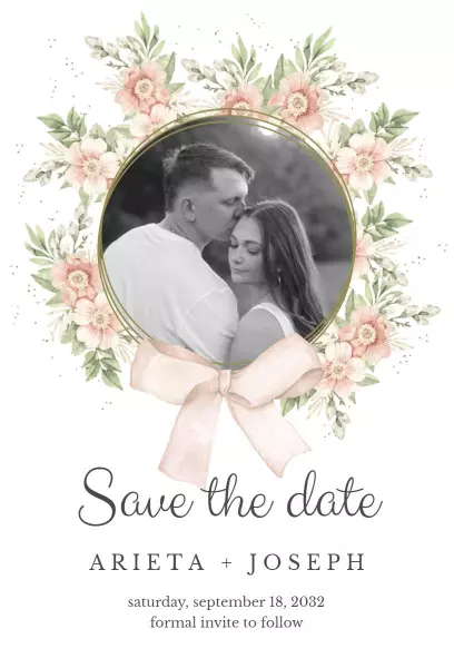 Wedding Announcement Invitation