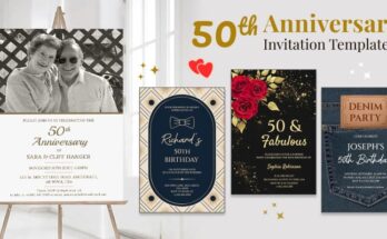 10+ 50th Anniversary Invitation Templates – Explore Design Ideas & Trends