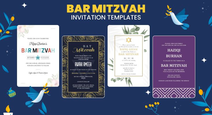 Bar Mitzvah Invitation Templates