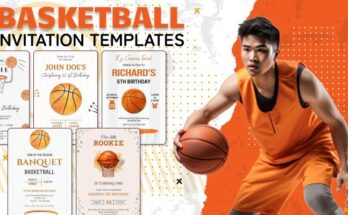 Basketball Invitation Templates