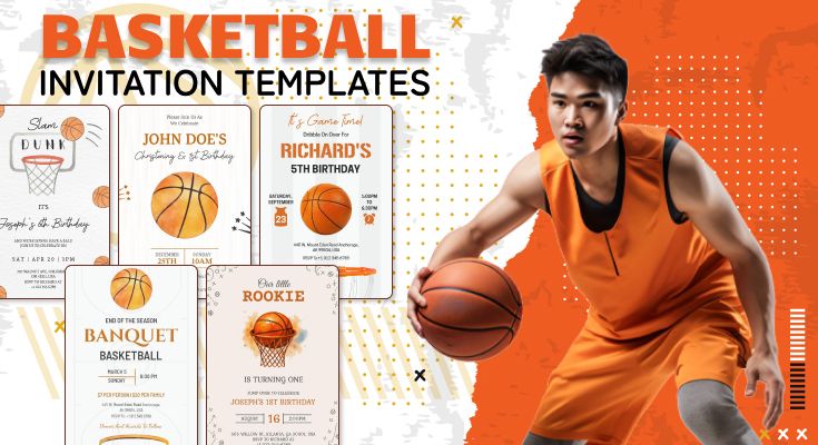 Basketball Invitation Templates
