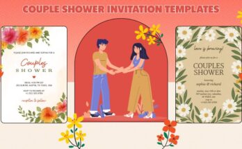 Couple Shower Invitation Templates