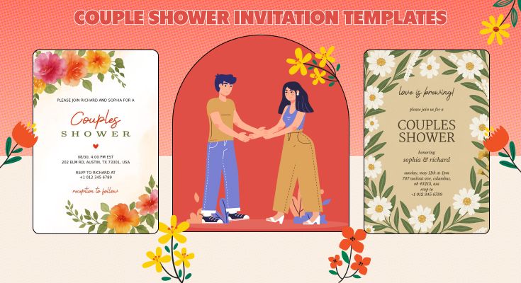 Couple Shower Invitation Templates