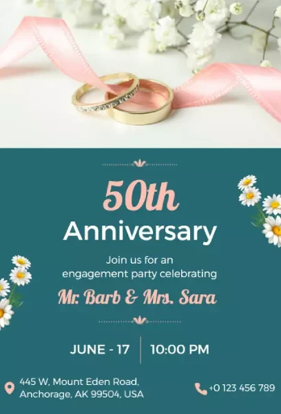 Anniversary Party Invitation