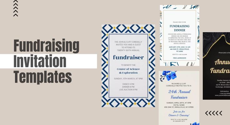 Fundraising Invitation Templates